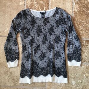Doncaster Monochrome Scoop Neck Sweater